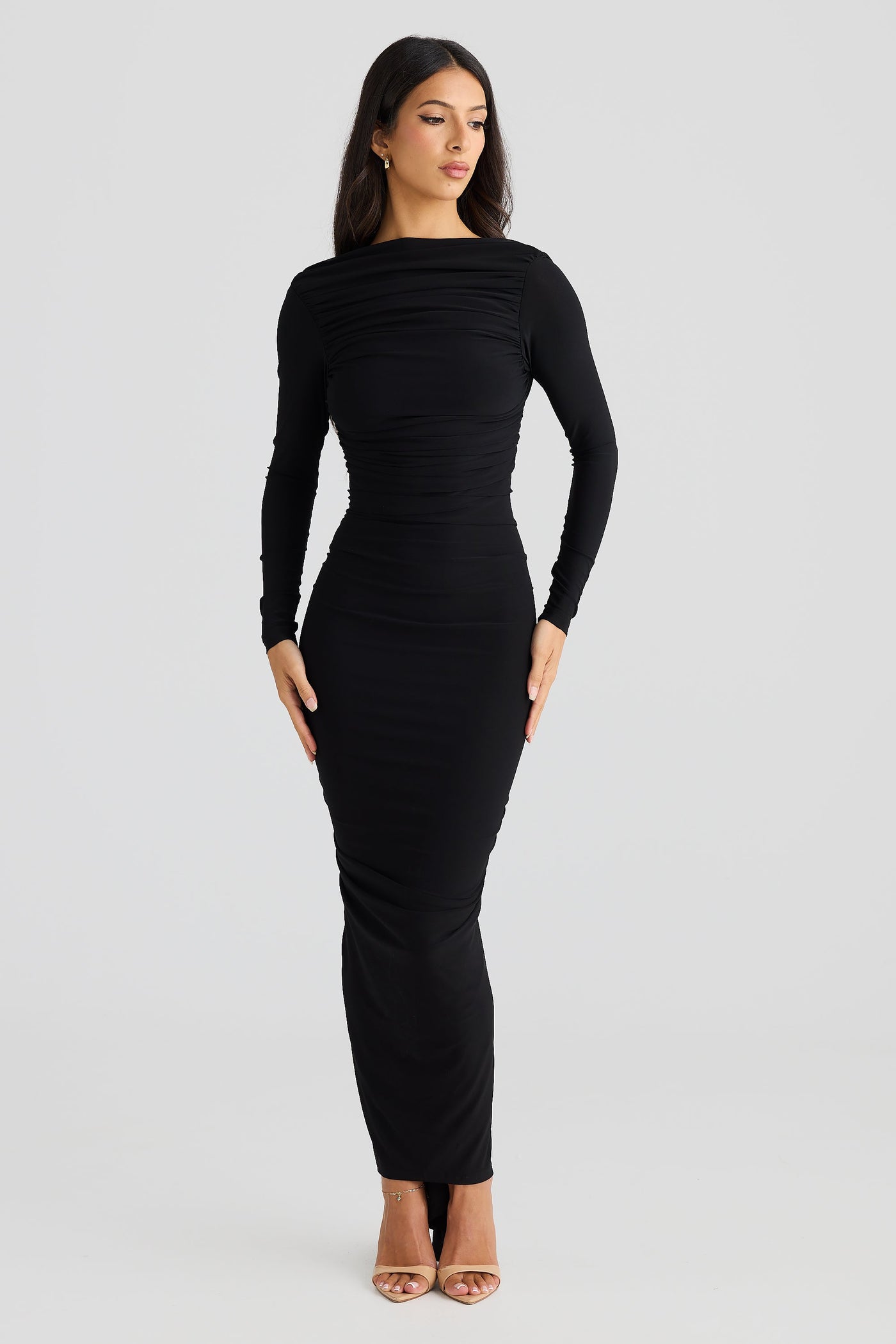 Evelyn Dress - Black - SHOPJAUS - JAUS