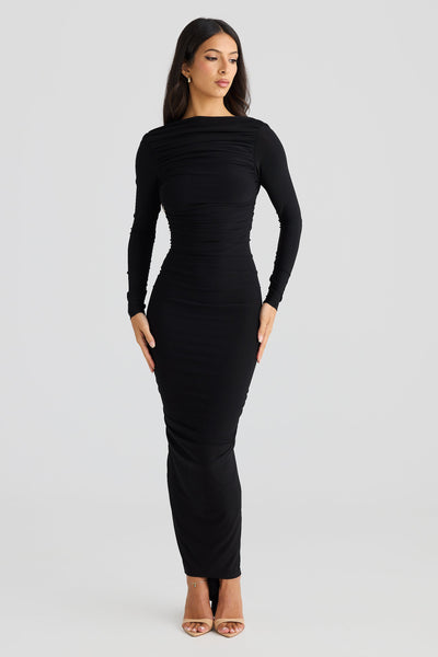 Evelyn Dress - Black - SHOPJAUS - JAUS