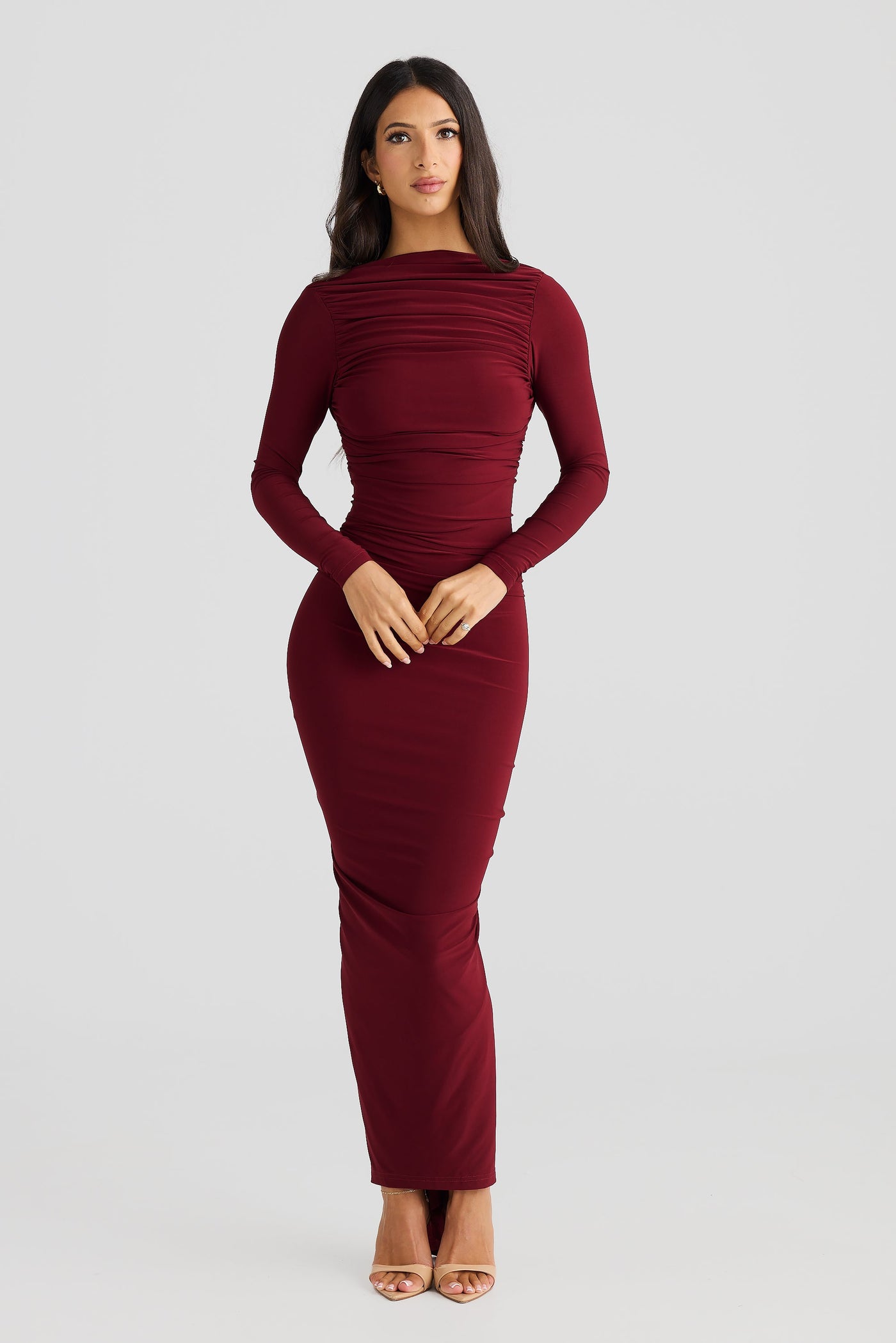 Red shiraz dress discount