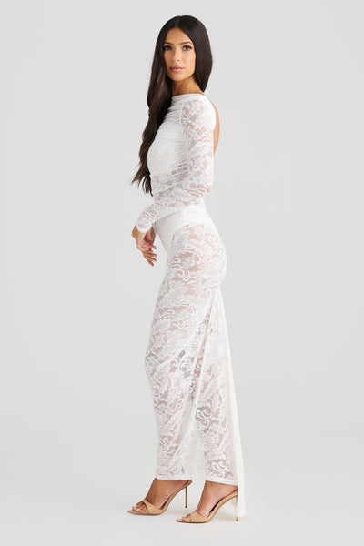 Amara Dress - White - SHOPJAUS - JAUS