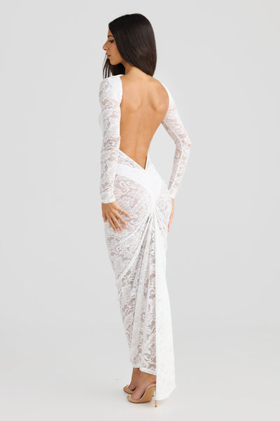 Amara Dress - White - SHOPJAUS - JAUS