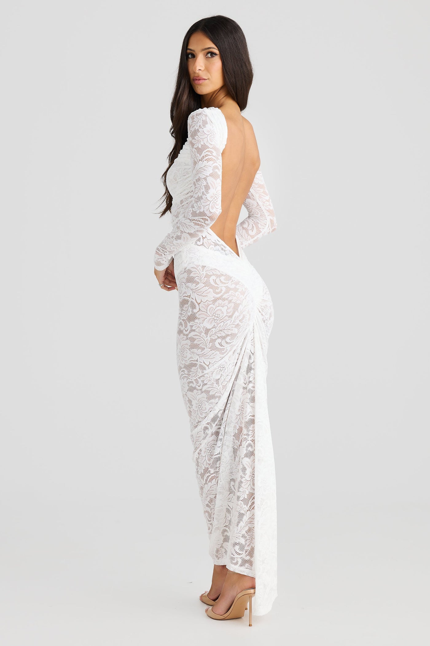 Amara Dress - White - SHOPJAUS - JAUS