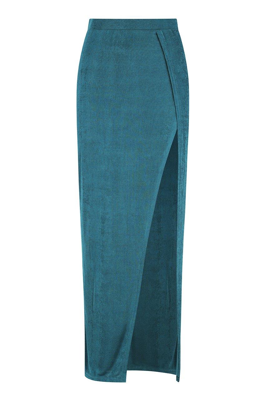 Melania Maxi Skirt - Emerald Green - JAUS