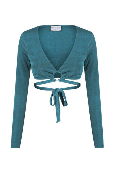 Melania Top - Emerald Green - JAUS