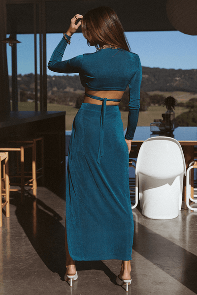 Melania Top - Emerald Green - JAUS
