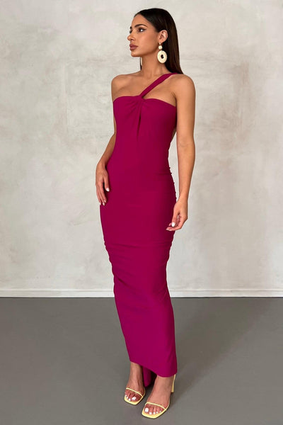 Melina Dress - Berry - JAUS