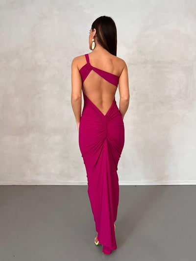 Melina Dress - Berry - JAUS