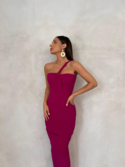 Melina Dress - Berry - JAUS