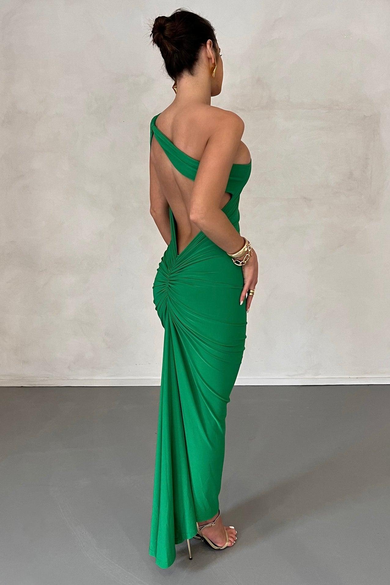 Melina Dress - Green - JAUS