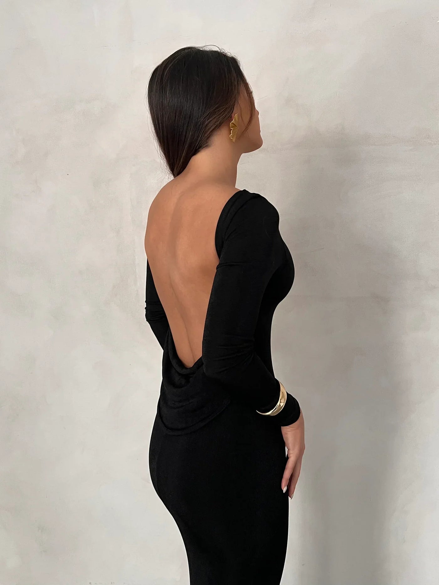 Mia Gown - Black - JAUS