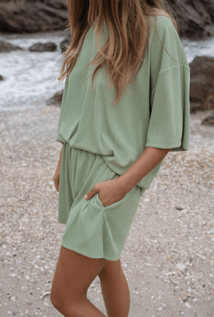 Mica Shorts - Sage - JAUS