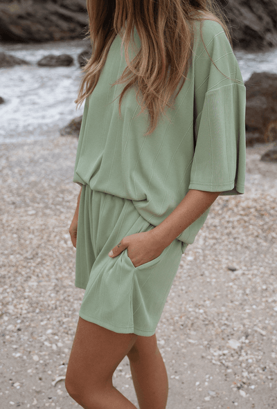 Mica Shorts - Sage - JAUS