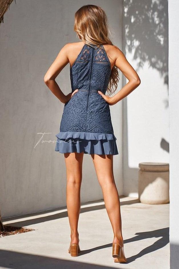 Mika Dress - Steel Blue - SHOPJAUS - JAUS