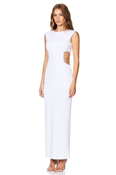 Nookie Mila Gown - White - SHOPJAUS - JAUS