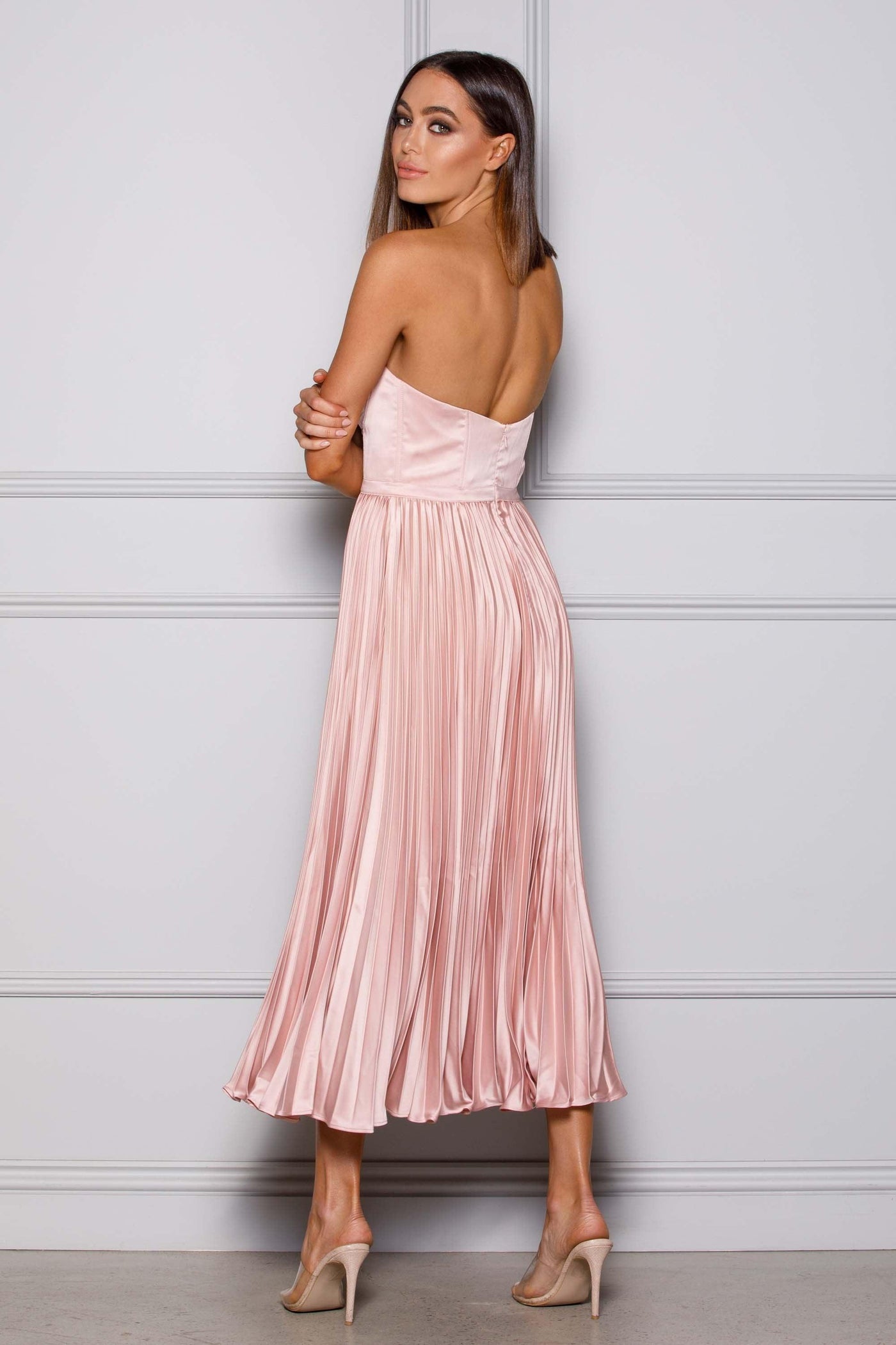 Milan Dress - Blush - JAUS