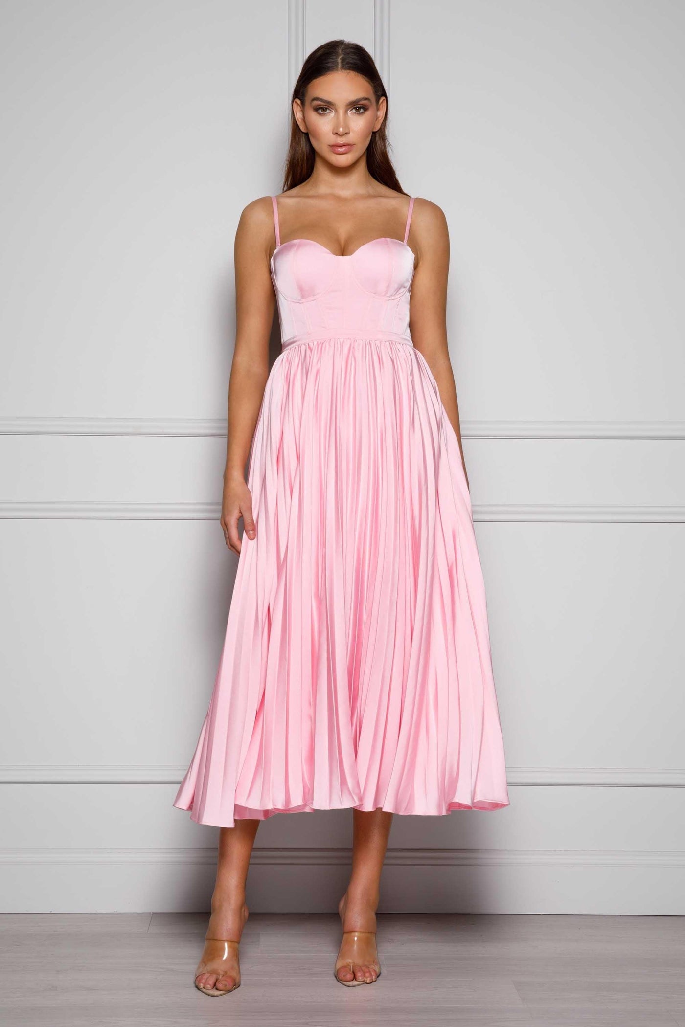 Milan Dress - Candy Pink - JAUS