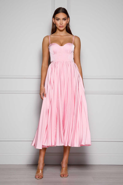 Milan Dress - Candy Pink - JAUS