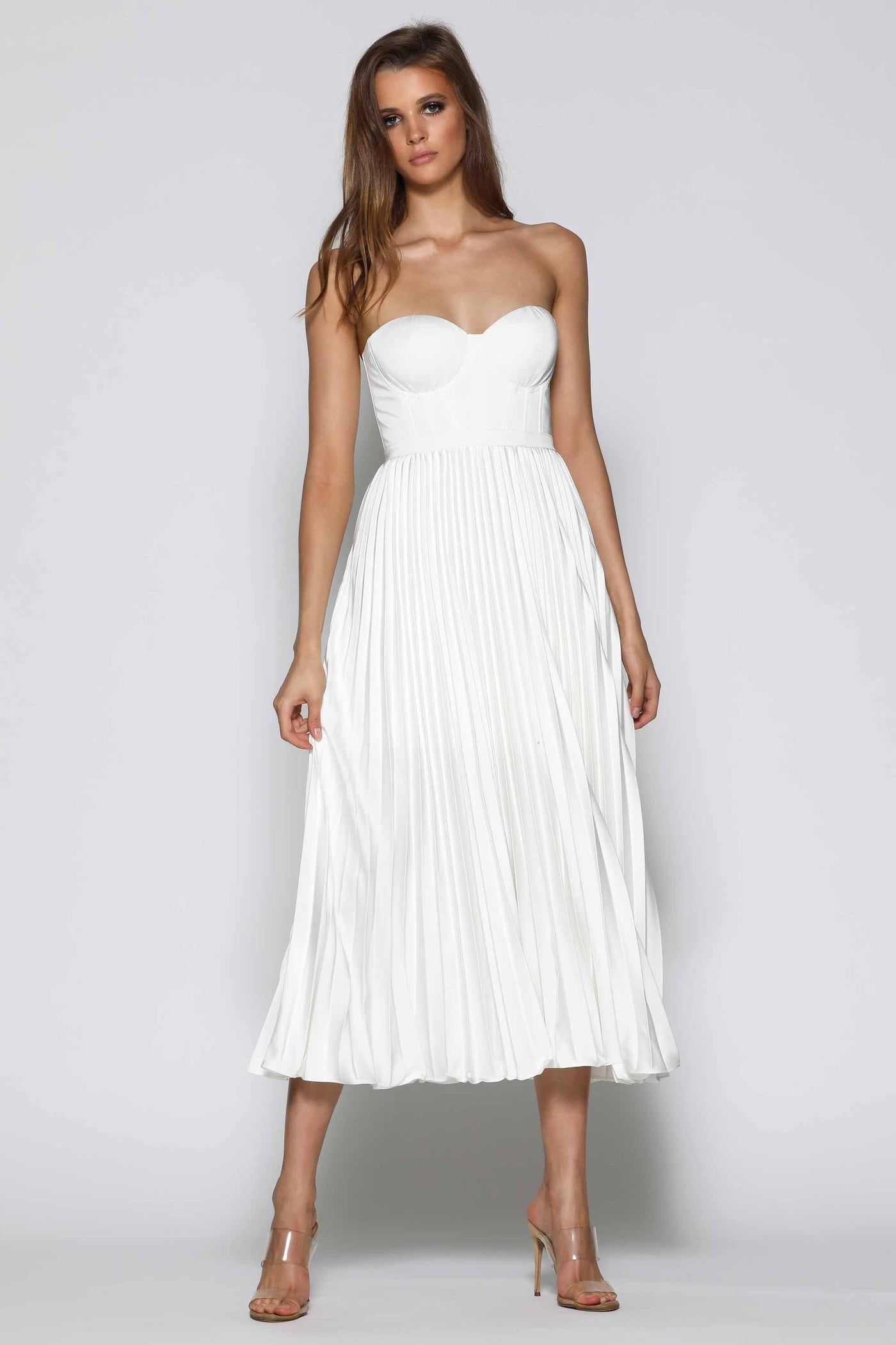 Milan Dress - White - JAUS