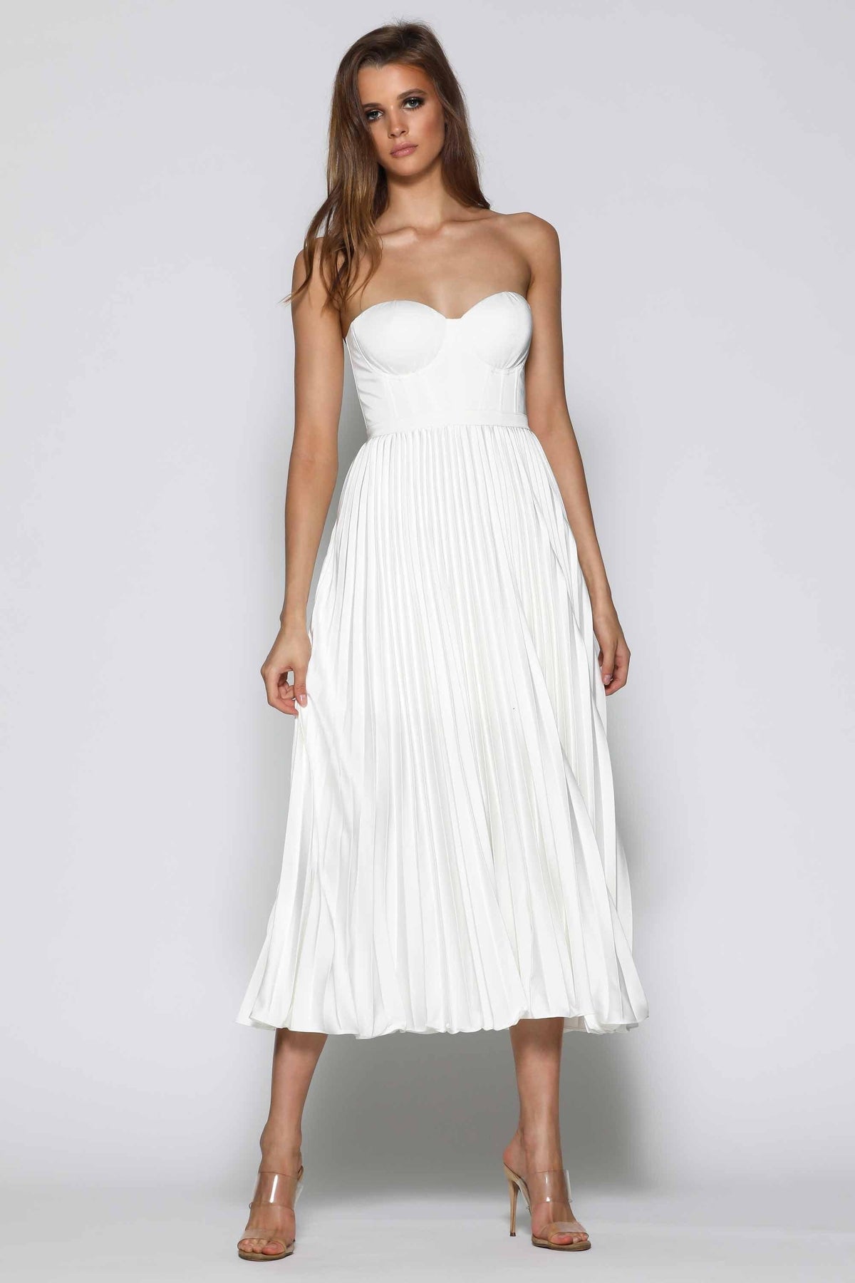 Milan Dress - White | JAUS
