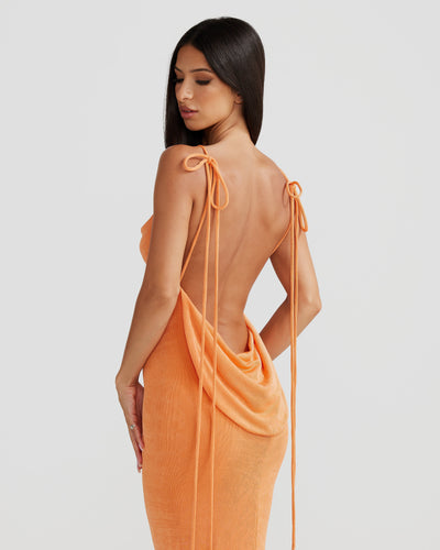 Cristina Gown - Orange - SHOPJAUS - JAUS