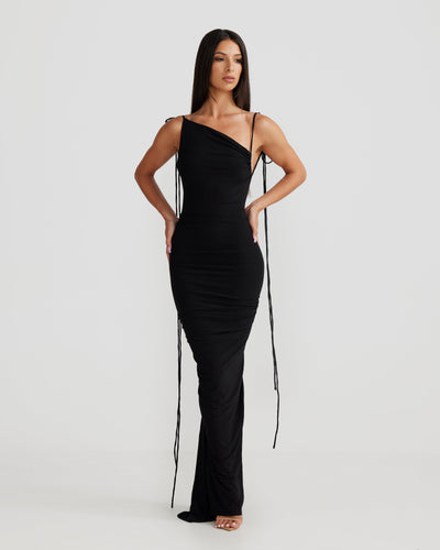 Gia Gown - Black - SHOPJAUS - JAUS