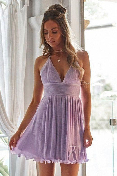 Mindy Dress - Lilac - JAUS