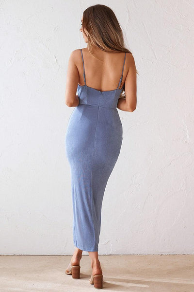 Minka Dress - Blue - JAUS