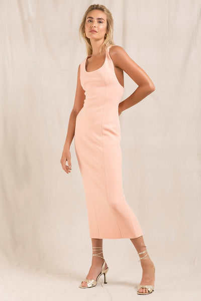 Misha Collection Draya Dress - Coral - JAUS