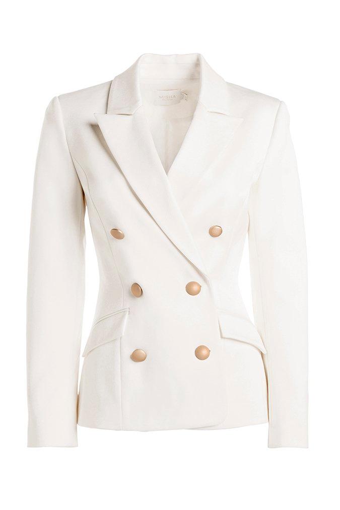 Misha Collection Leona Blazer - Ivory - SHOPJAUS - JAUS