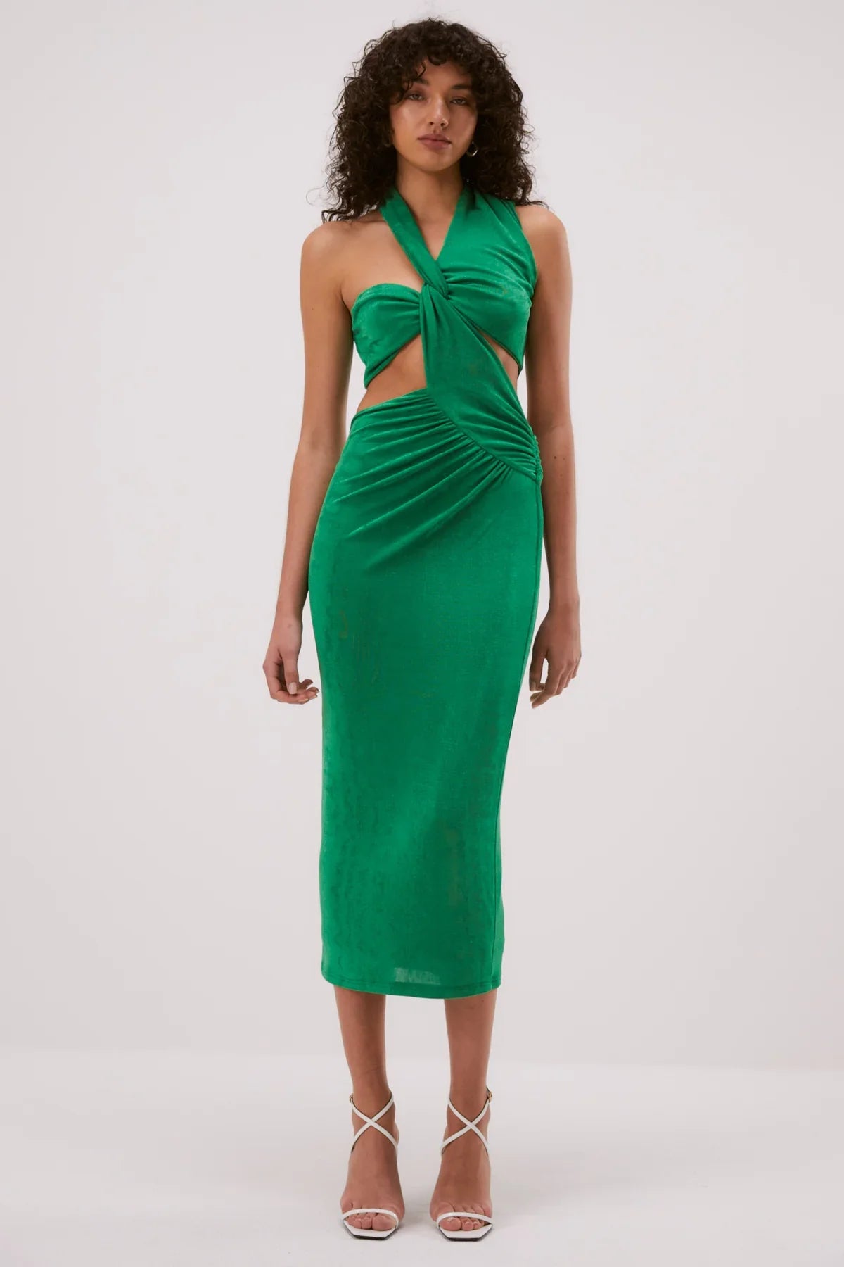 MISHA GRACIELA SLINKY JERSEY MIDI DRESS MISHA GRACIELA SLINKY JERSEY MIDI DRESS