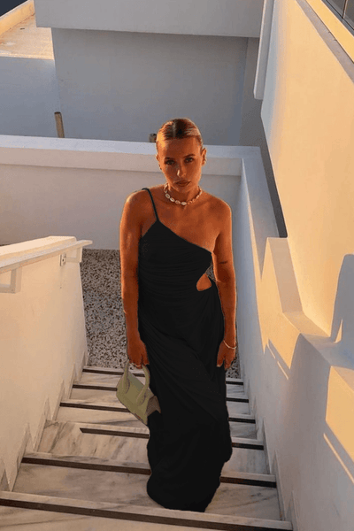 Monaco Dress - Black - JAUS