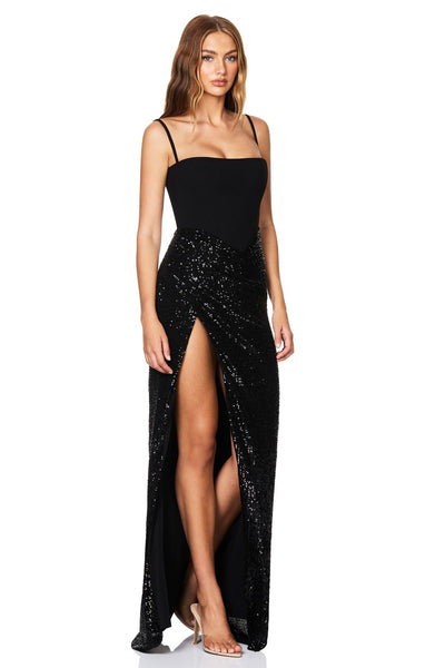 Nookie Monet Gown - Black - SHOPJAUS - JAUS