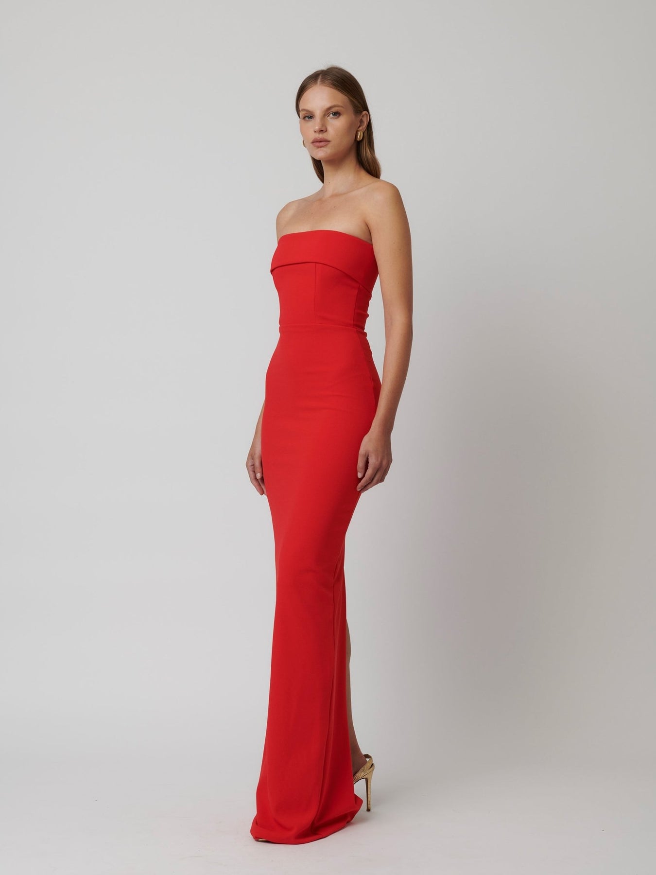 Monroe Gown - Cherry Red - SHOPJAUS - JAUS