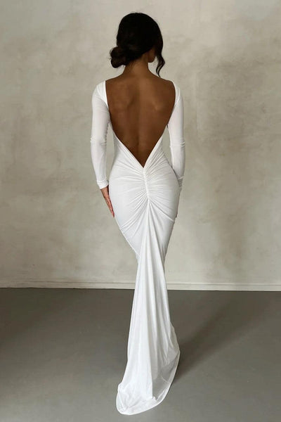 Natalia Gown - White - JAUS