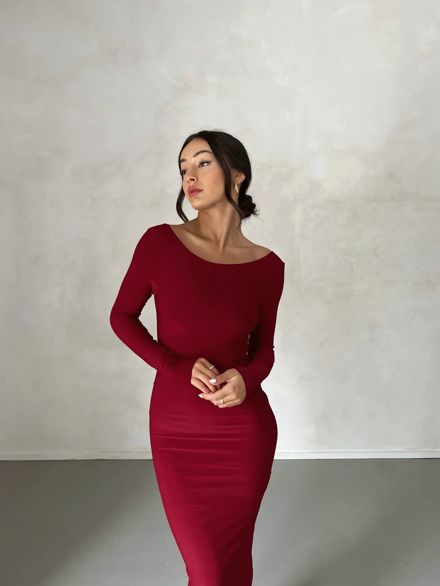 Natalia Gown - Wine - JAUS