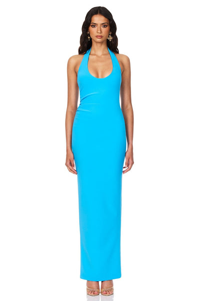 Nookie Natalia Halter Maxi Dress - Turquoise - SHOPJAUS - JAUS