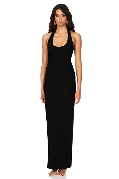 Nookie Natalia Halter Maxi Dress - Black - SHOPJAUS - JAUS