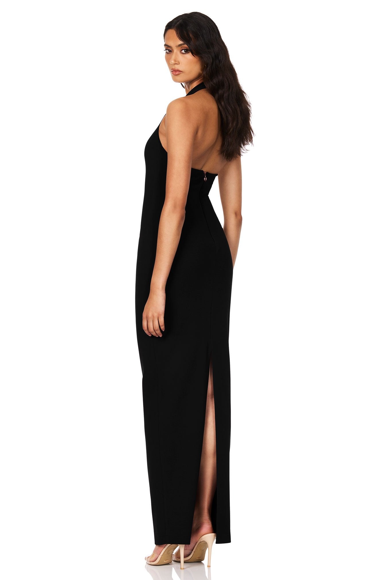 Nookie Natalia Halter Maxi Dress - Black - SHOPJAUS - JAUS
