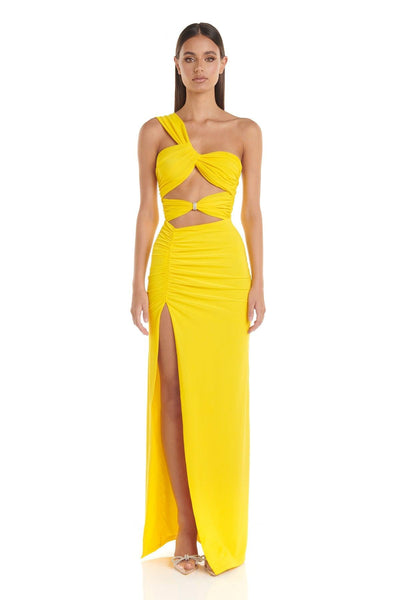 Natalie Maxi Dress - Yellow - JAUS