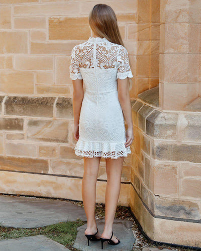 Newton Dress - White - JAUS