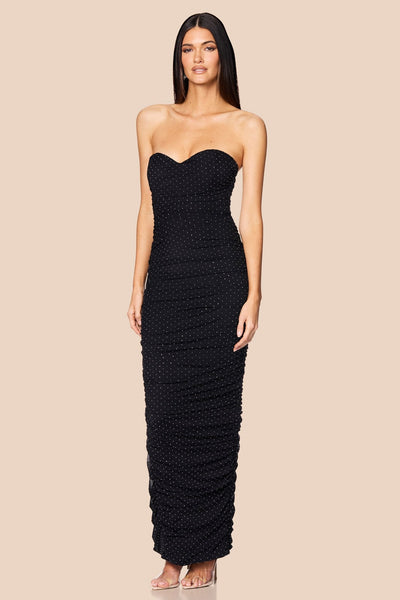 Nookie Noemie Maxi Dress -  Black - SHOPJAUS - JAUS