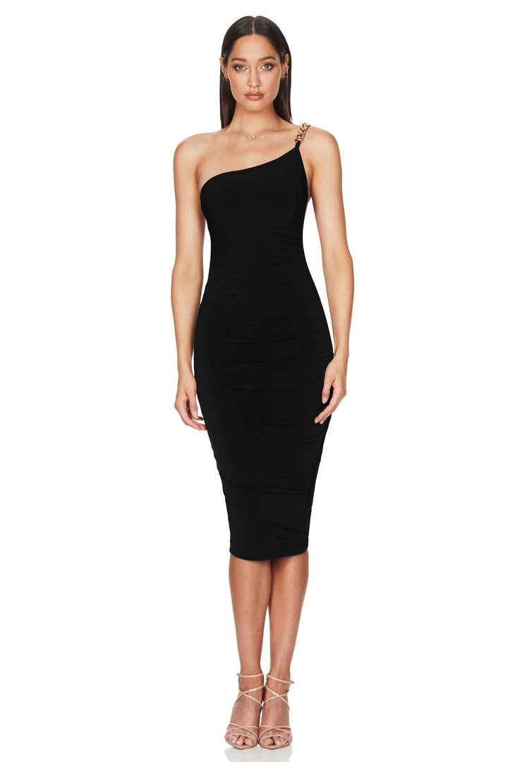 chain midi dress Nookie Alyssa Chain Midi Dress - Black