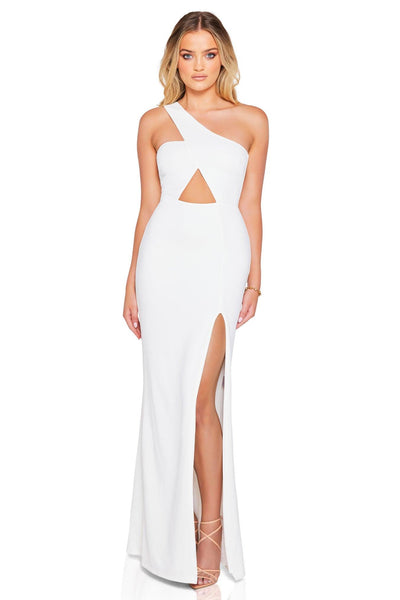 Nookie Bliss Cut Out Gown - Ivory - JAUS