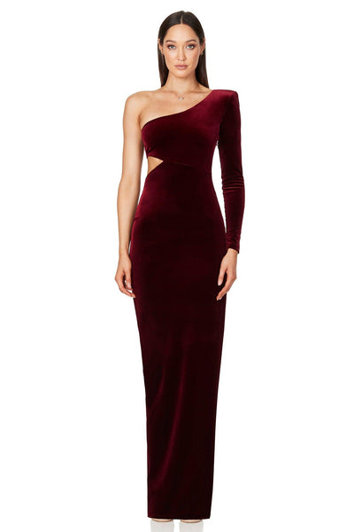 Nookie Dejavu Gown - Wine - JAUS