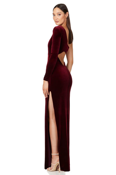 Nookie Dejavu Gown - Wine - JAUS
