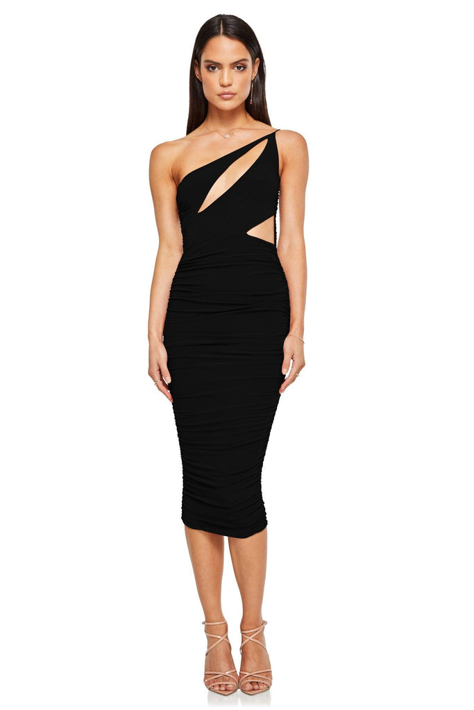 nookie black midi dress Nookie Envy Midi Dress