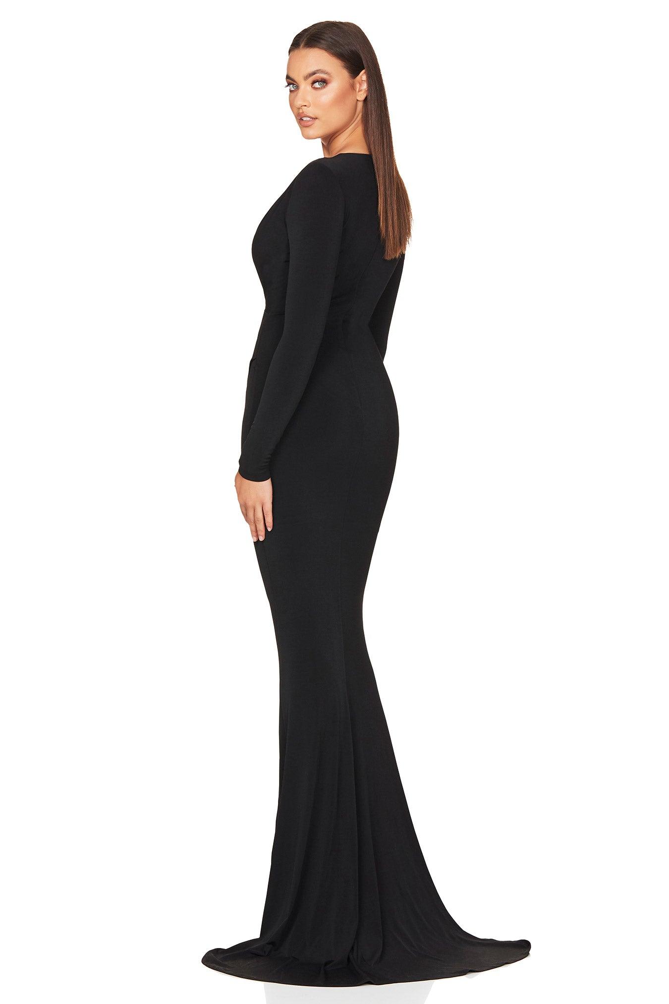 Nookie Farrah Gown - Black - JAUS