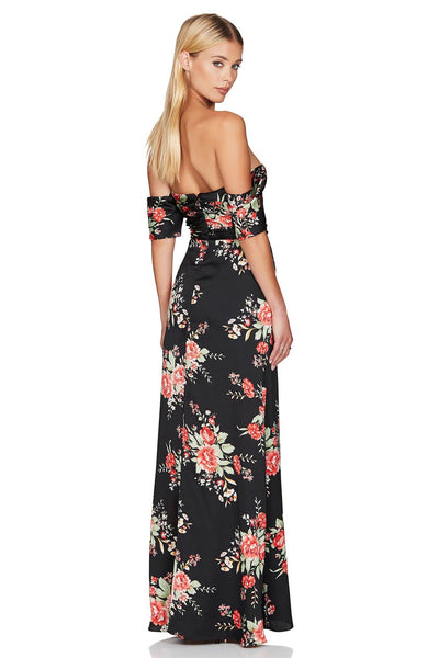 Nookie Garden Party Gown - Black - SHOPJAUS - JAUS
