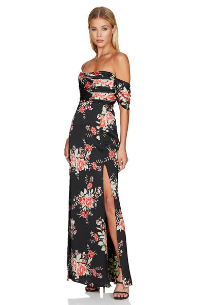 Nookie Garden Party Gown - Black - SHOPJAUS - JAUS