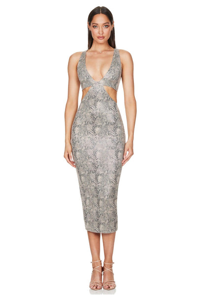 Nookie Gigi Midi Dress - Natural - JAUS